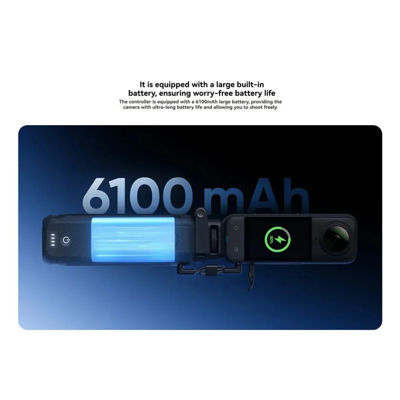 Durable-For Insta360 FOMO Power Handle Pre-Recording For Enhanced Photography And Videography Compact And Portable Design,For In