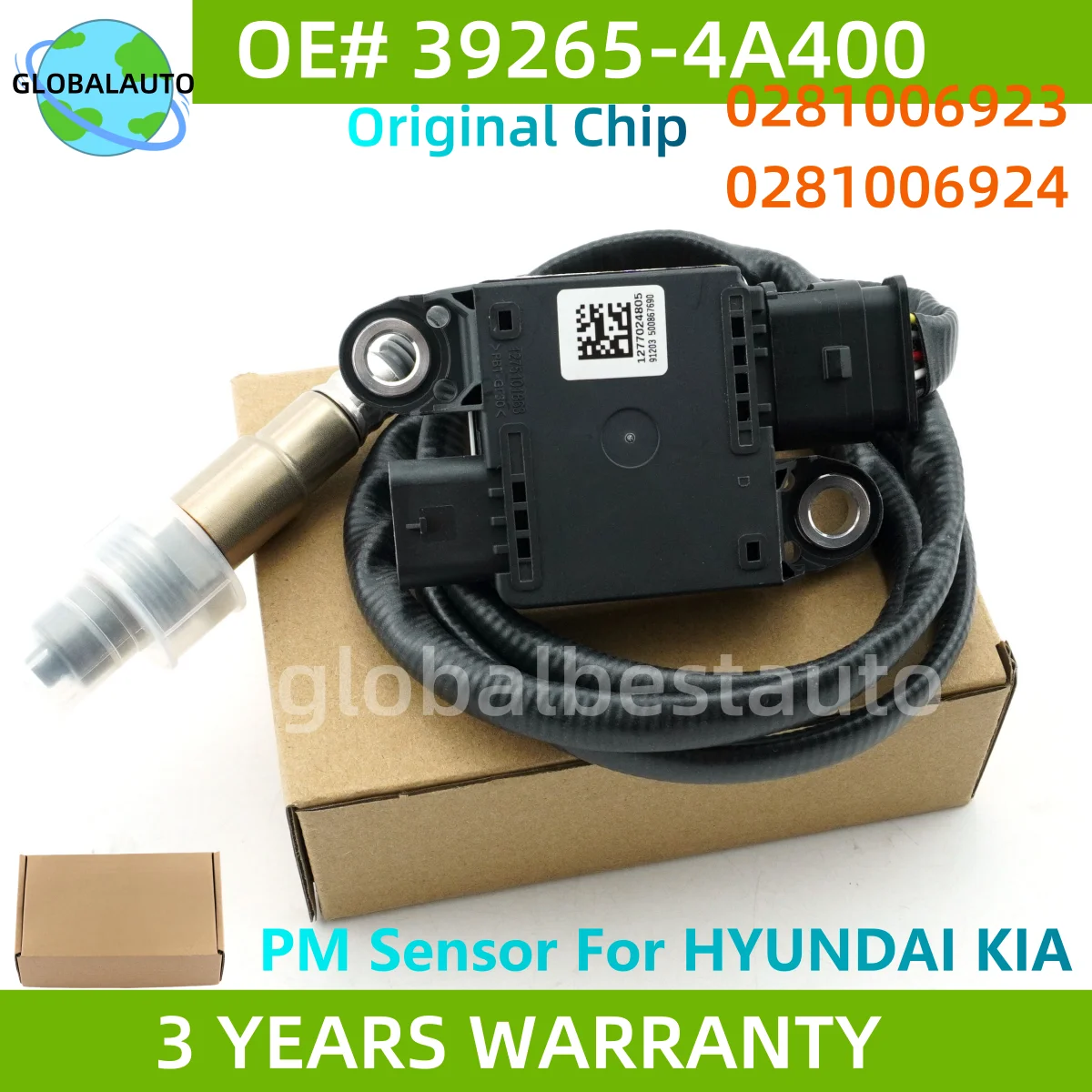 39265-4A400 392654A400 0281006923 0281006924 PM Particulate Matter Sensor For Hyundai GRAND Starex H-1 i800 H300 iLOAD 2.5 CRDi
