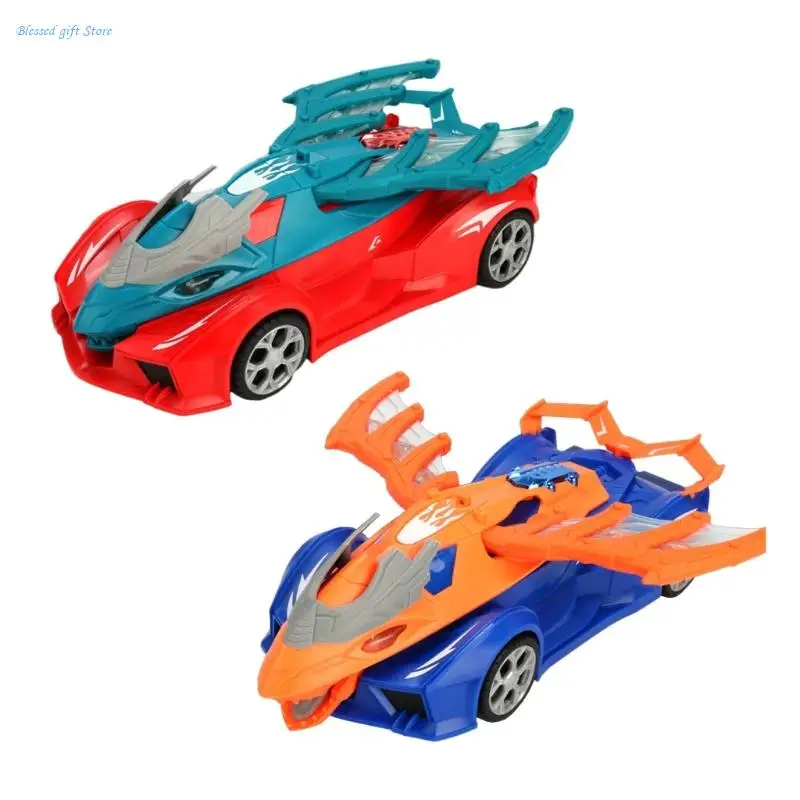 Transform Pterosaur Car Toy Universal Wheel Indoor Play Vehicle Boy Favor Gift