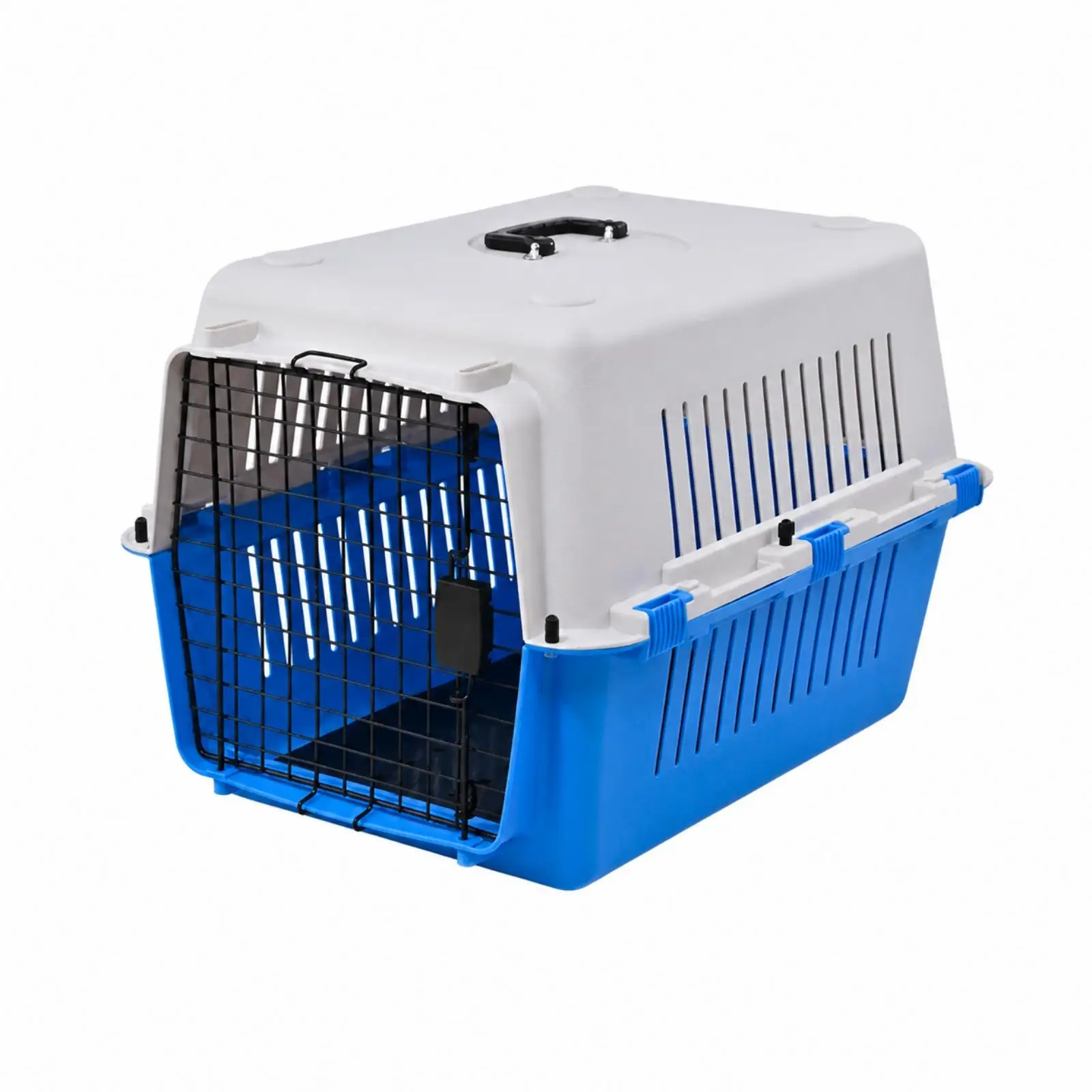 Portable Cat Travel Carrier for Small Dogs with Deflection Board PP Material Pet Kennel for Hospital Checkup Visits