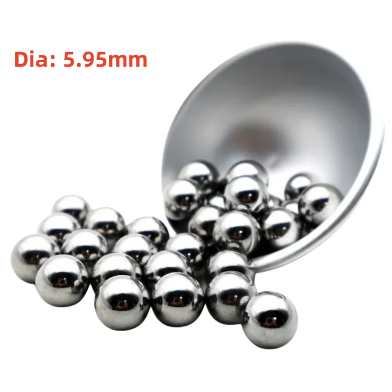 1kg High quality Diameter 5.95mm steel ball 5.95 mm high-carbon steel balls bearing G100