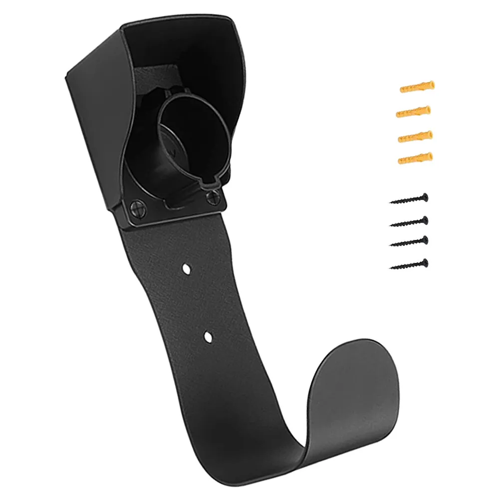 

Прочный стальной настенный держатель для зарядного устройства электромобиля, совместимый с большинством зарядных кабелей, безопасный и надежный кронштейн для зарядки.