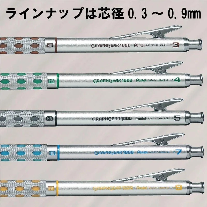 Pentel Professional Mechanical Pencil Metal Non-Slip Barrel 4mm Extended Tip Window Marking Activity Pencils Sketching Supplies