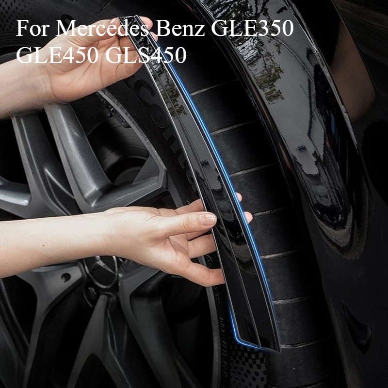 

For Mercedes Benz GLE350 GLE450 GLS450 Mud Flaps & Wheel Arches Front Rear No-Drill Splash Guards Modified Accessories