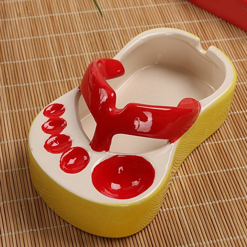 

Creative Mini French Fries Plate Funny Slipper Shaped Ceramic Bowl for Party Dinnerware Supplies