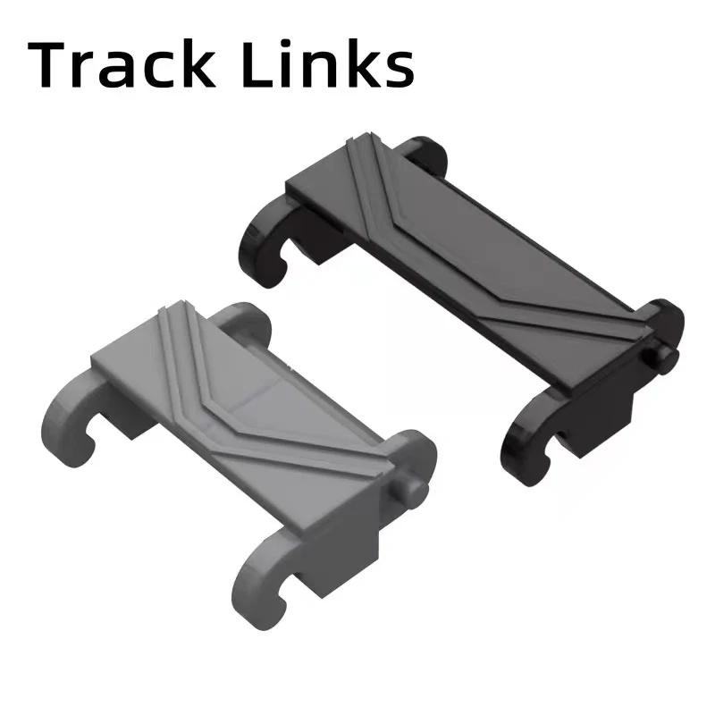 MOC 10PCS 14697 14698 Tank Track Link Building Blocks Kit Wheel Vehicle Bricks Particle Assemble DIY Toy Adult Birthday Gifts