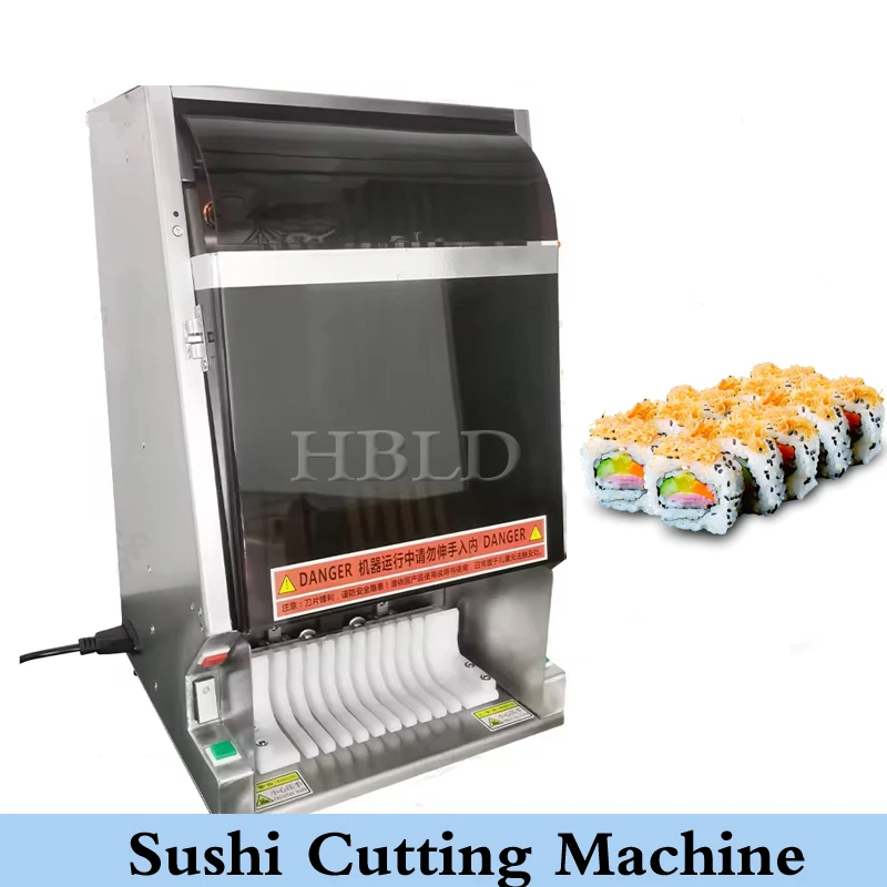 

Multi Functional Commercial Rice And Vegetable Roll Slicer Vertical Sushi Roll Cutter 8/10/12 Pieces