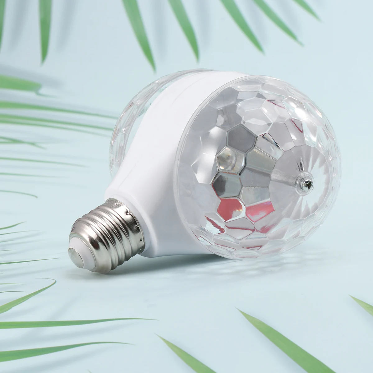 

Мини-светильник с двойной головкой, пластиковый прозрачный корпус, светодиодные фонари, вращающийся светильник для вечеринок для дома, КТВ-клуба, банкета