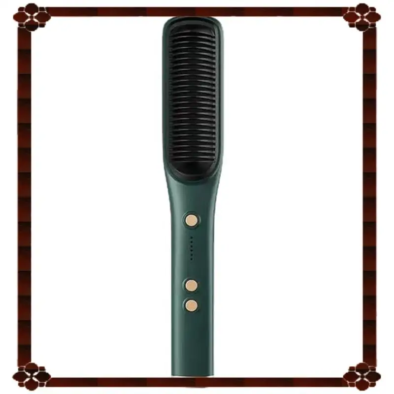 

24-Hour Delivery Dual-Purpose Negative Straightening Comb Electric Curling Comb Straight& Curly Hair-Safe Inward Curling Iro
