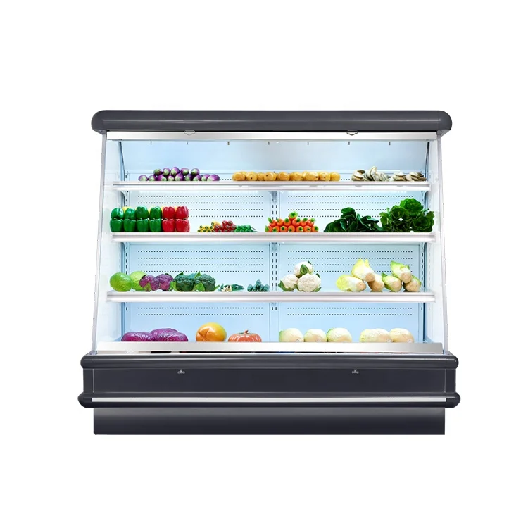 

Индивидуальный открытый холодильник-витрина/витрина для молочных продуктов/холодильная витрина для овощей с низким основанием