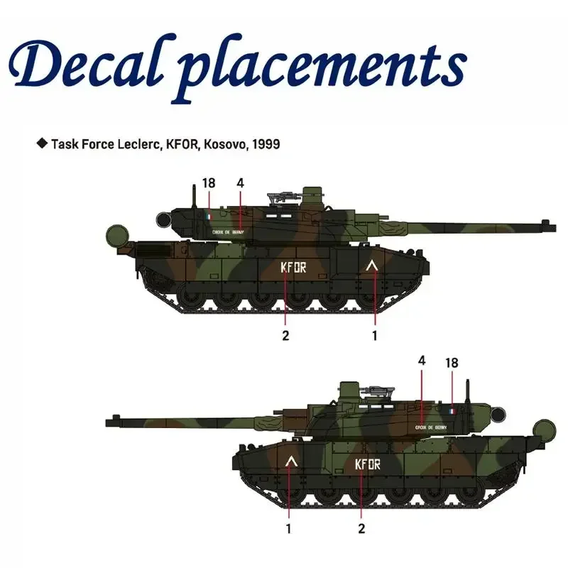 Academy 13427 1/72 Scale French Army Char Leclerc Model Kit