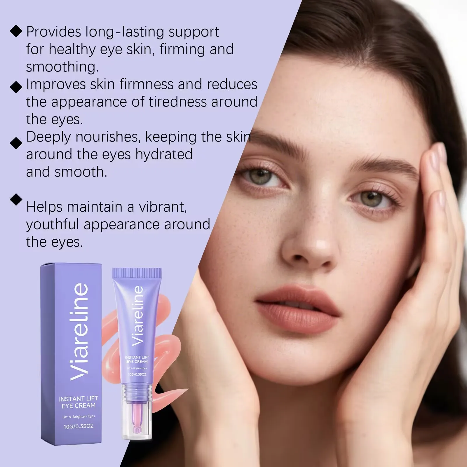 Instant Eye Bag Removal Cream Retinol Anti-Wrinkle Firming Skin Fade Fine Lines Anti Dark Circle Puffiness Brighten Eye Skincare