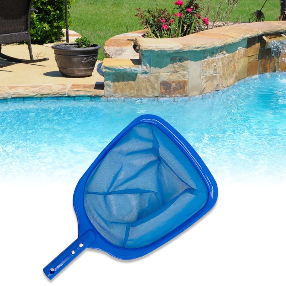 

Pond Bathtub Pool Cleaning Nets Debris Salvage Mesh Skimmer Net with Rod Swimming Pool Cleaner Skimmer Leaf Catcher Net Bag