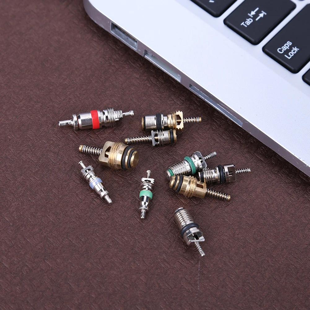 

Car Air Conditioner Valve Core with Wrench Removal Tool Vehicle Auto Car A/C Air Conditioning System Repair Kit