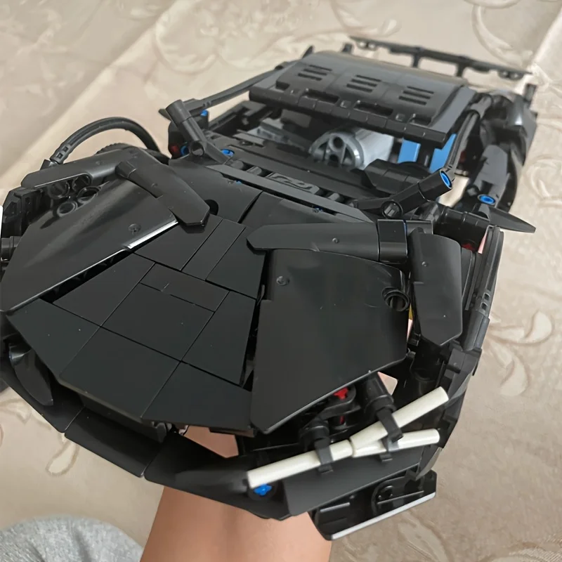 Technical Racing Sport Car Model Building Blocks technic adults 1:14 DIY Supercar Brick Puzzle Toys Kid Adult Gift（1280+granule）