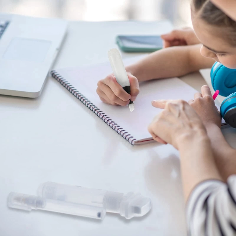 A16R-Set Of 14 Fillable Blank Paint Touch Up Pen Markers Refillable Paint Pen Clear Empty Markers Empty Paint Tube