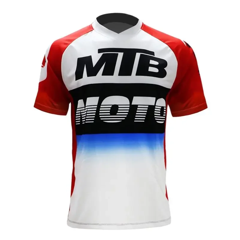 Hot Sale Cycling Jersey Bicycle Loco Motive Shirt T MTB Downhill Jersey Mountain Motorcycle Cycling Jersey Fitness Long Sleeve