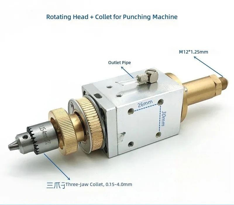 For Wire Cutting Punching Machine Accessories Rotary Head Steering Head Universal Fit for Jinma Baoma Fuma and Various Models