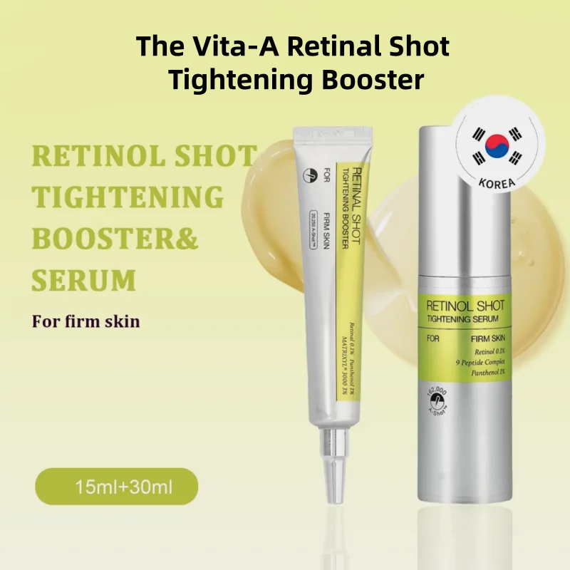 

Koren Skin Care The Vita-A Retinol Shot Eye Cream & Tightening Serum Facial Firmer Skin Anti-Aging Fine Lines Pore Care Products