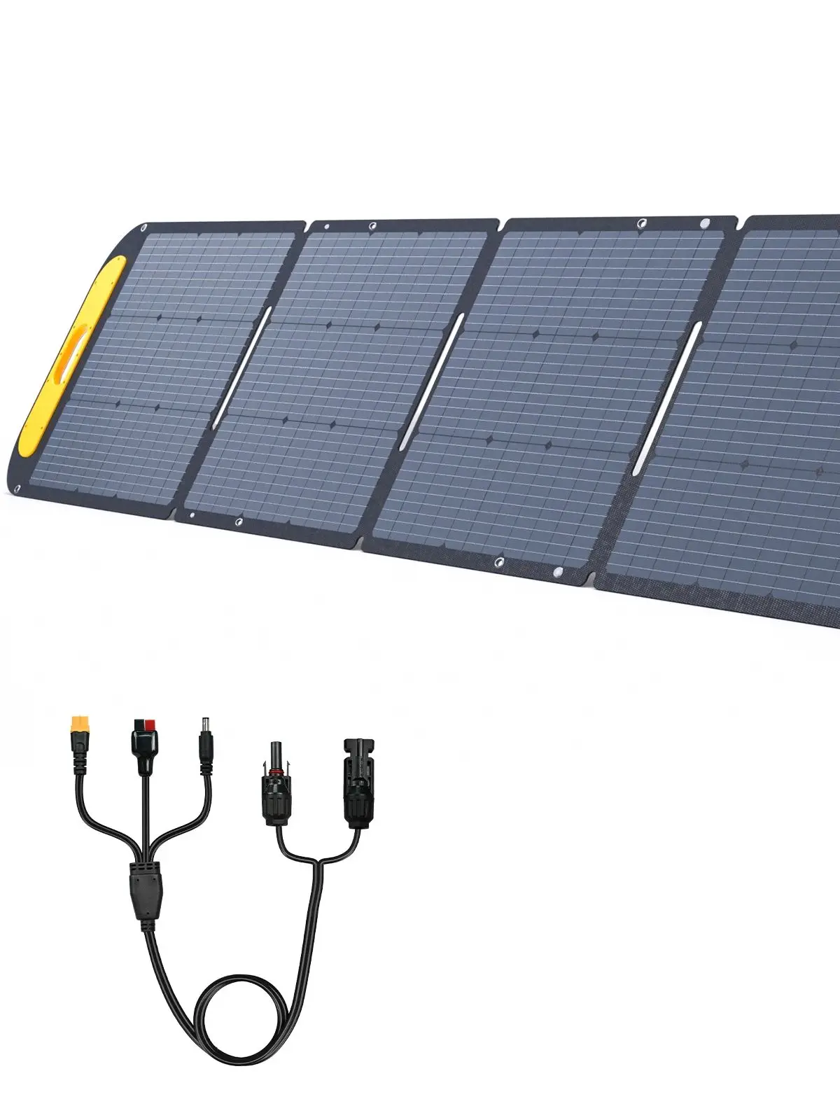 VTOMAN VS200 draagbaar zonnepaneel 200W 19V oplaadbare zonnegenerator voor buiten, hoog rendement compleet voor thuiskamperen - afbeelding 2