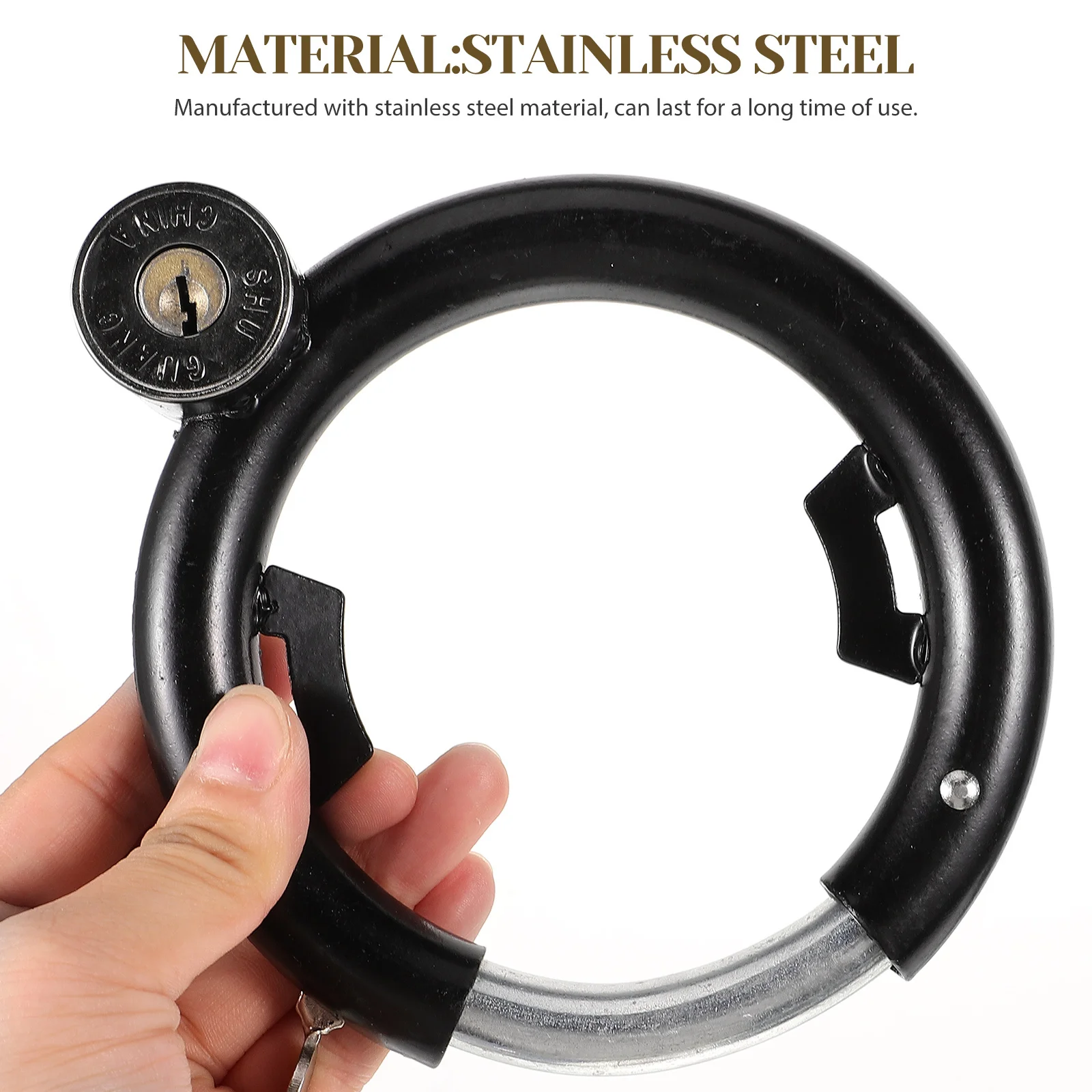 Stainless Steel Anti-theft Bicycle Multi-function Cycling for Bike Electric Scooter Luggage Sturdy Portable Reusable Disc