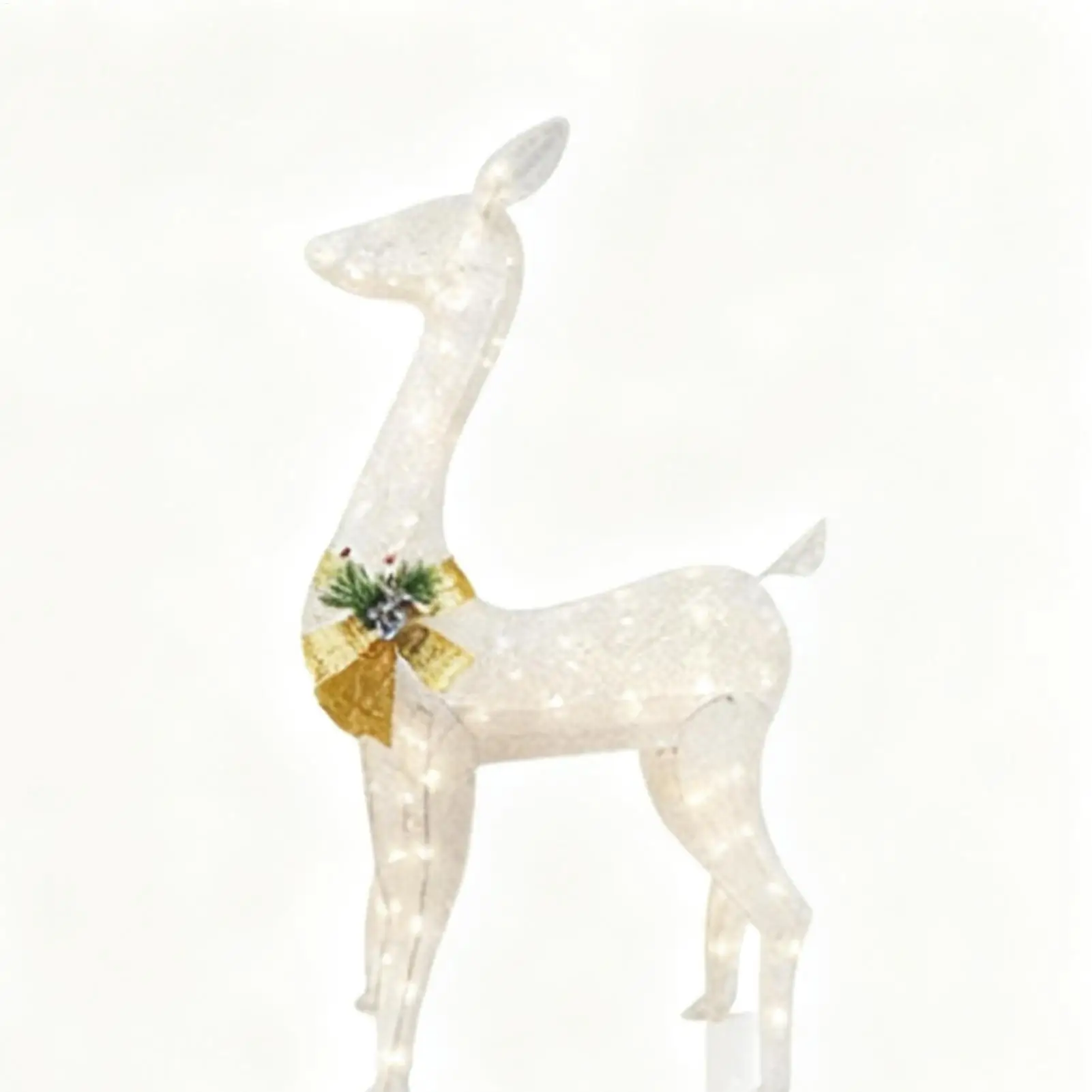 Christmas Yard Stake Decorations Weatherproof Insertion Decor 3 Pieces Yard Reindeer Holiday Decoration For Family Home Holiday