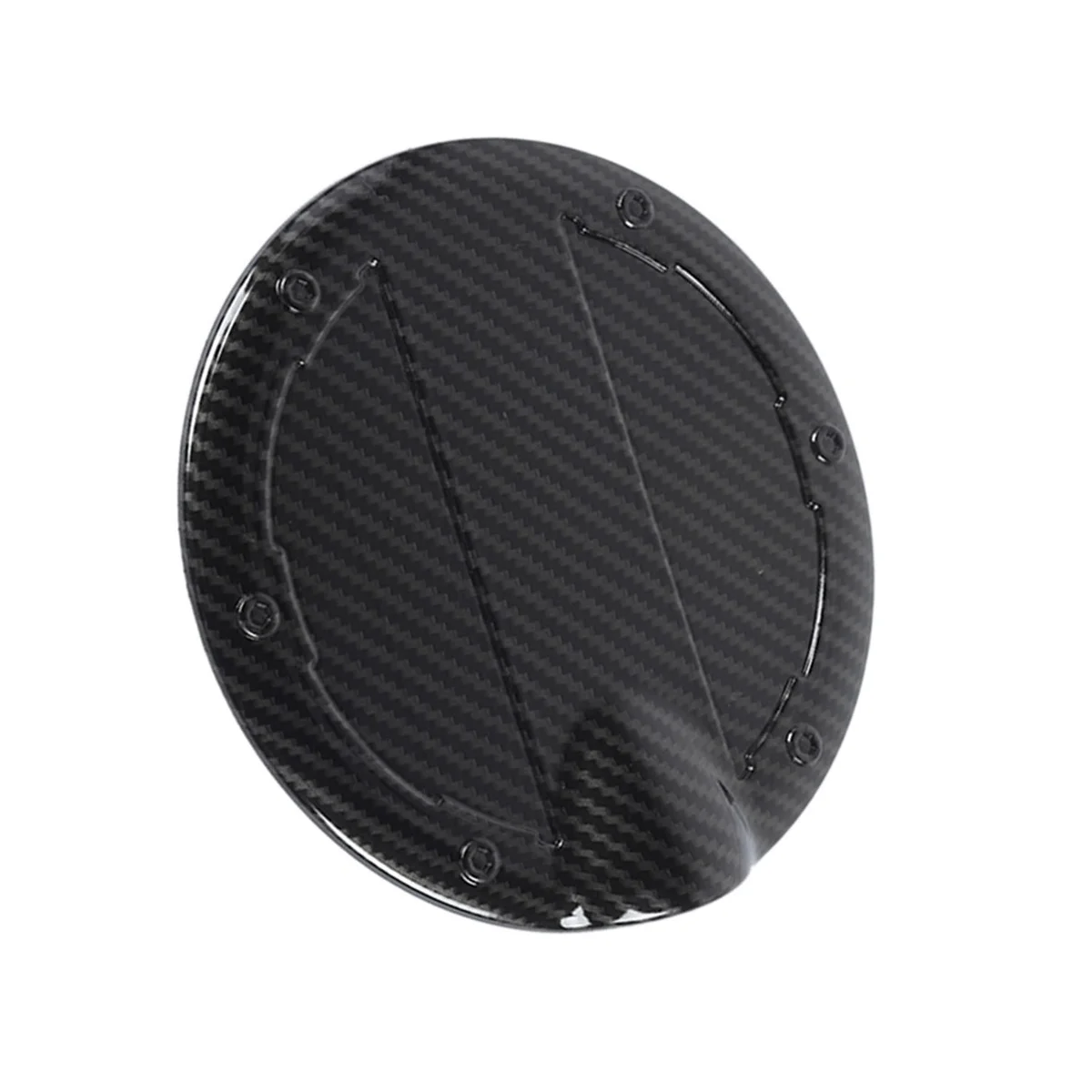 Carbon Fiber Car Exterior Fuel Tank Cap Trim for Dodge Nitro 2007-2012