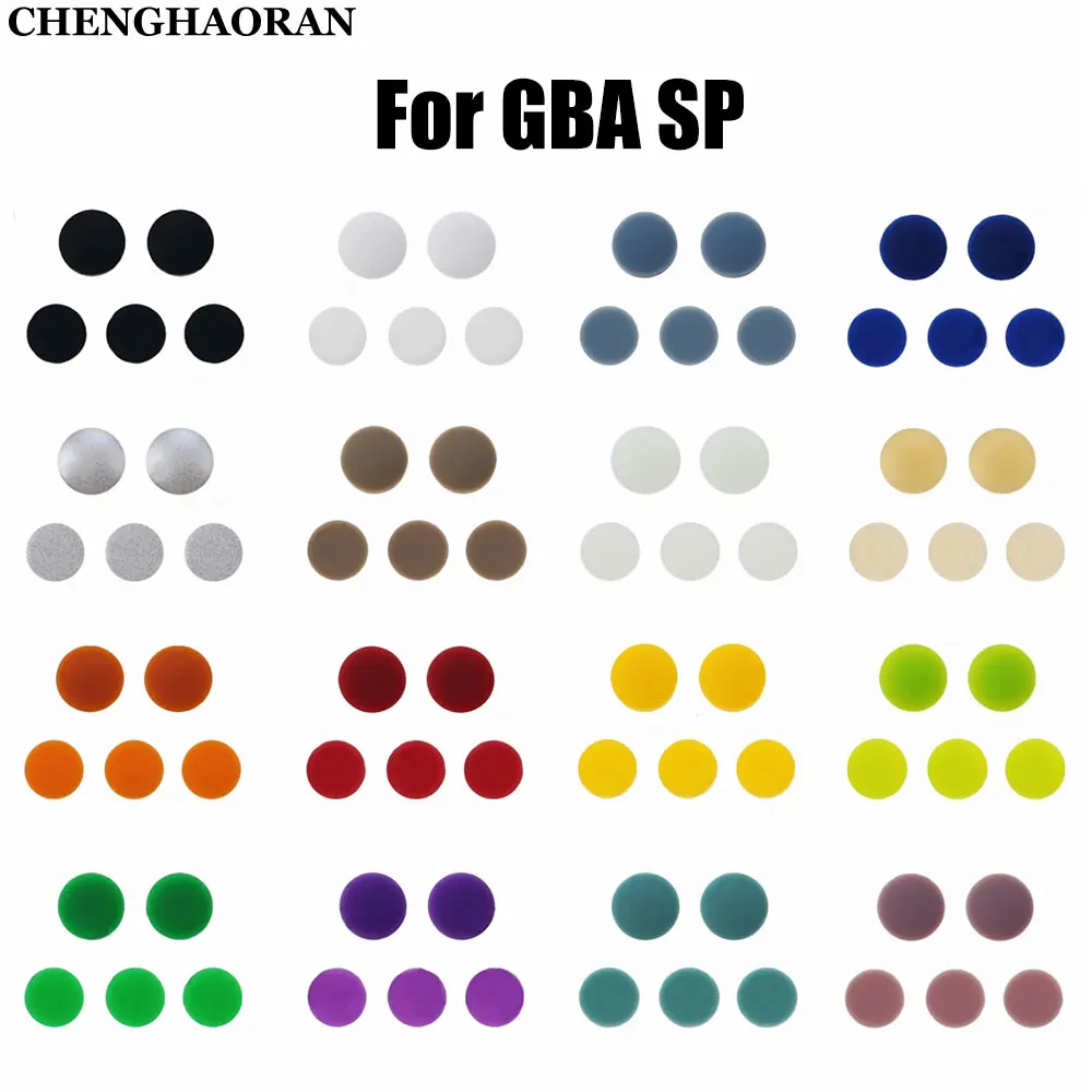 

1Set Replacement Screw Dust Plug Cover Rubber Plug For Gameboy Advance SP GBA SP Screw Hole Rubber Cover Bumpers