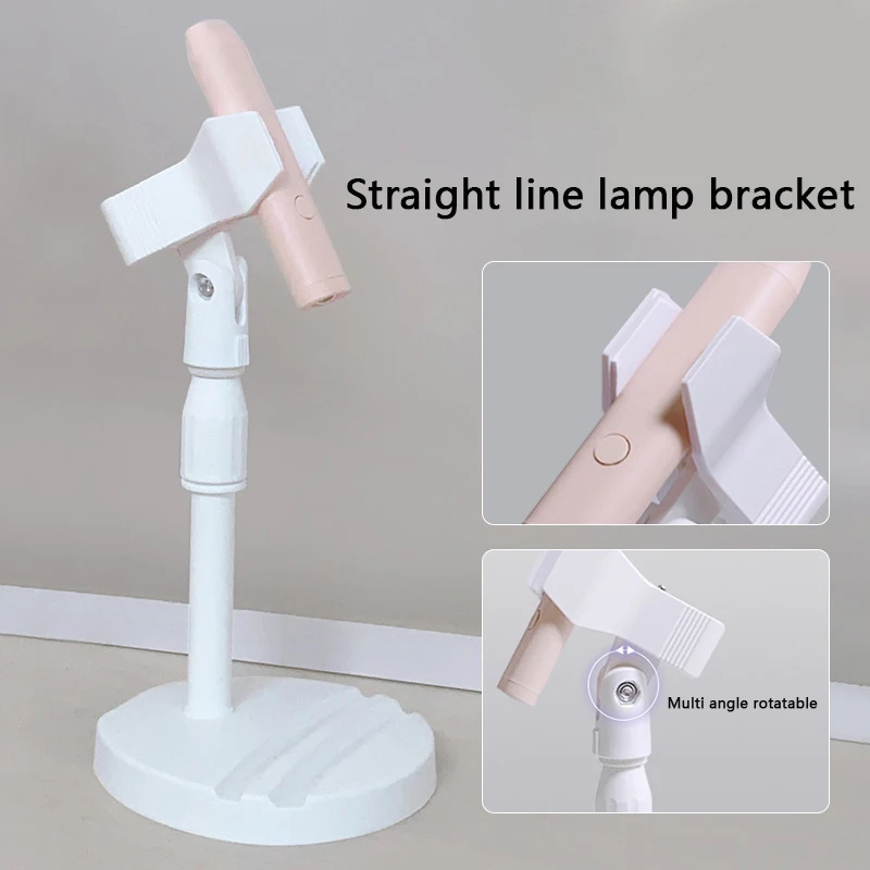 Support de lampe à ongles rotatif pour téléphone portable, sèche-ongles, lampe de photothérapie, lumière UV spéciale