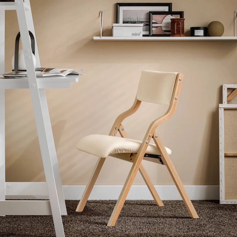 

Folding Chair Dining Chair Kitchen Chair With Upholstered Seat And Backrest Dining Room Sillas Para Comedor Chairs For Kitchen