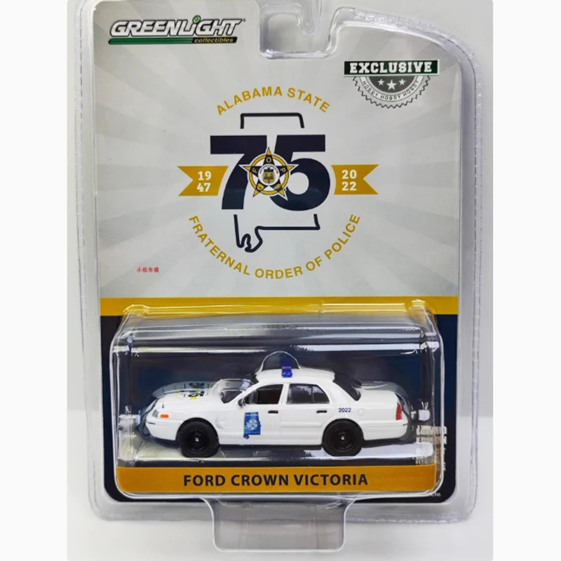 

Литой под давлением сплав Greenlight 1/64 FORD CROWN VICTORIA, модель автомобиля, классический сувенир для взрослых, подарок для хобби и игрушки