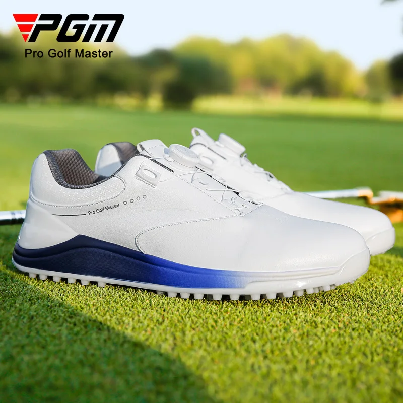 PGM Men's Golf Sport Shoes Casual Sneakers Quick Lacing Microfiber Waterproof Anti-Slip XZ324 Wholesale