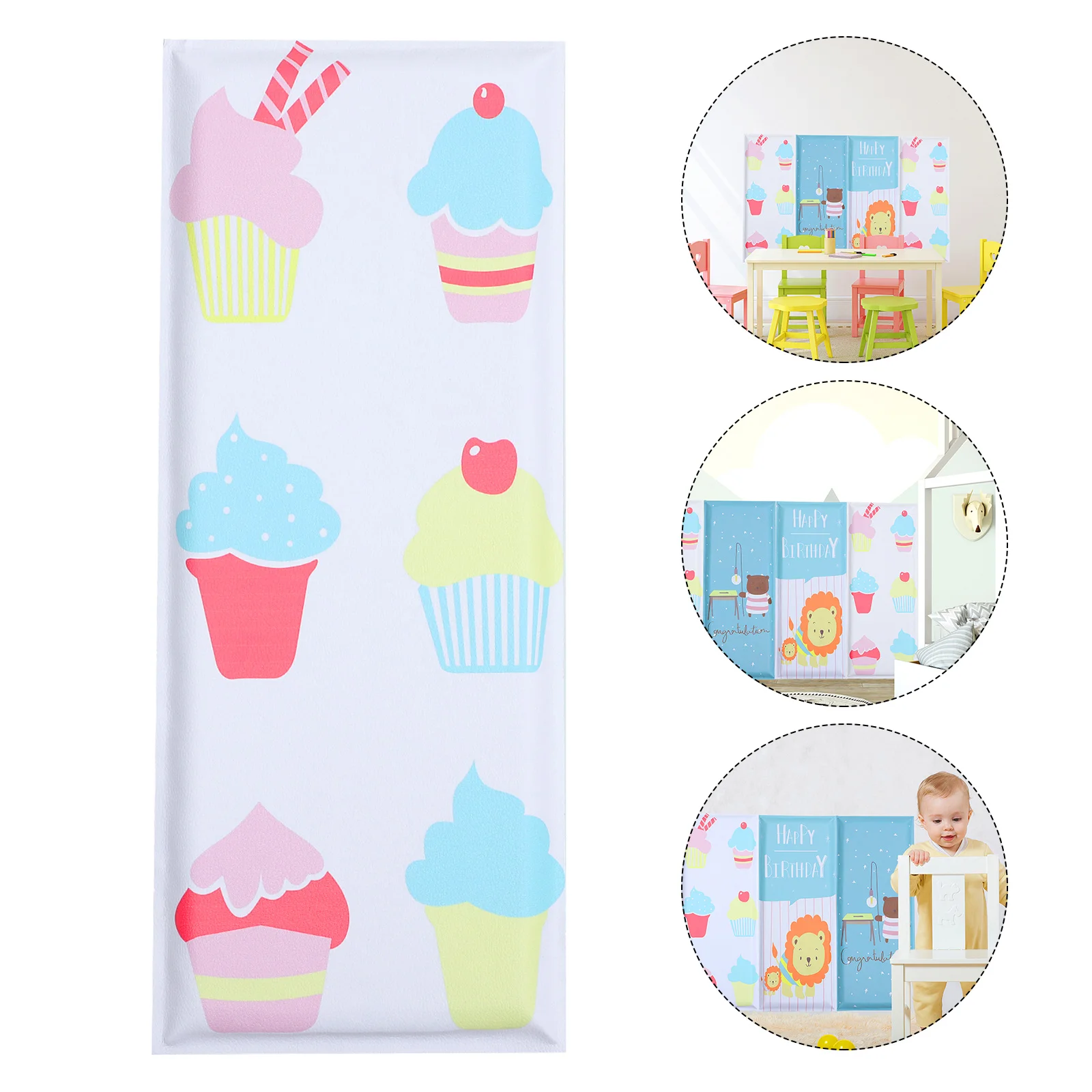 

2 Pcs Anti collision Wall Sticker 20x50 Kids Room Protective Pad Self adhesive Baby Safe Decor Wall Background