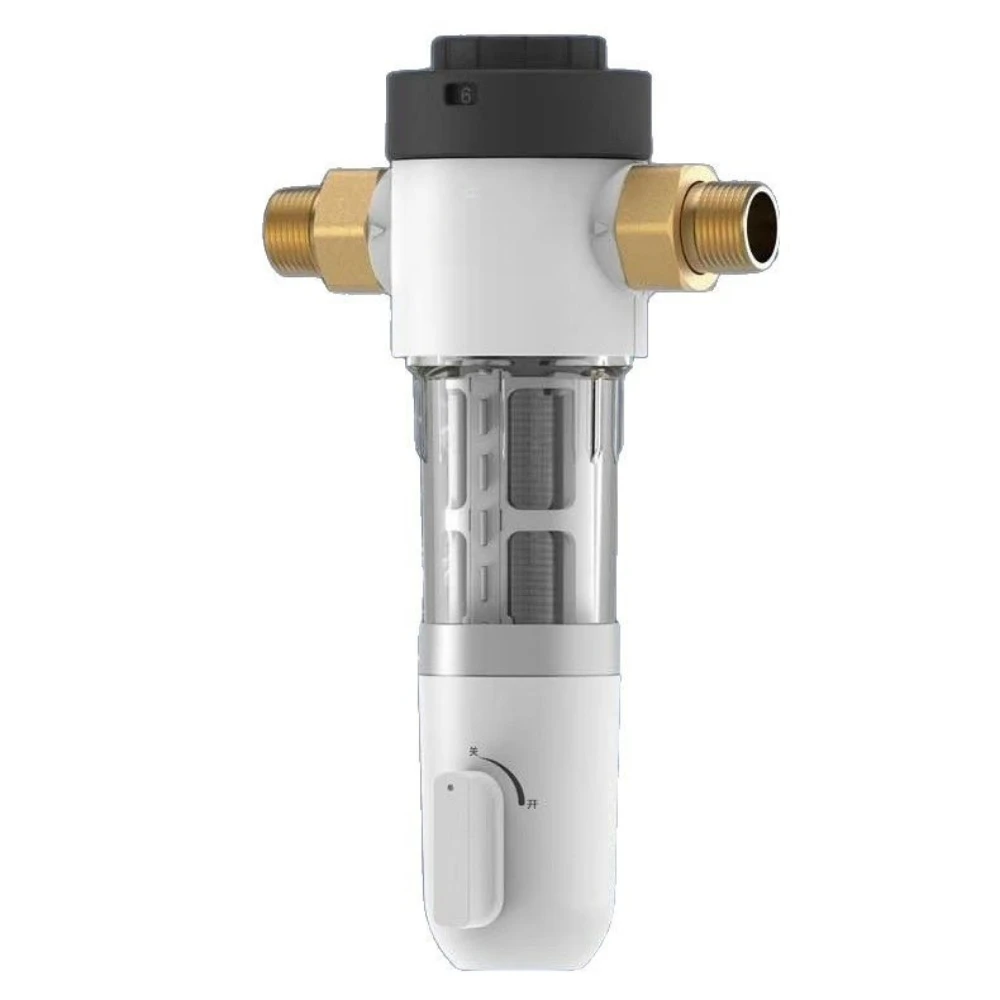 Pre-filter intelligent timing automatic cleaning whole house central water purification large flow backwash filter