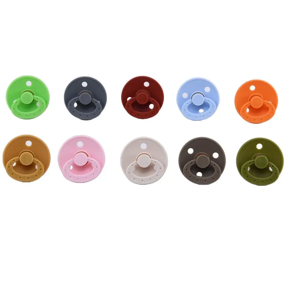 Safe Food Grade Pacifier Circle Type Silicone BPA Free Baby Pacifier Kids Nipple Baby Nursing Accessories Newborn Baby Soother