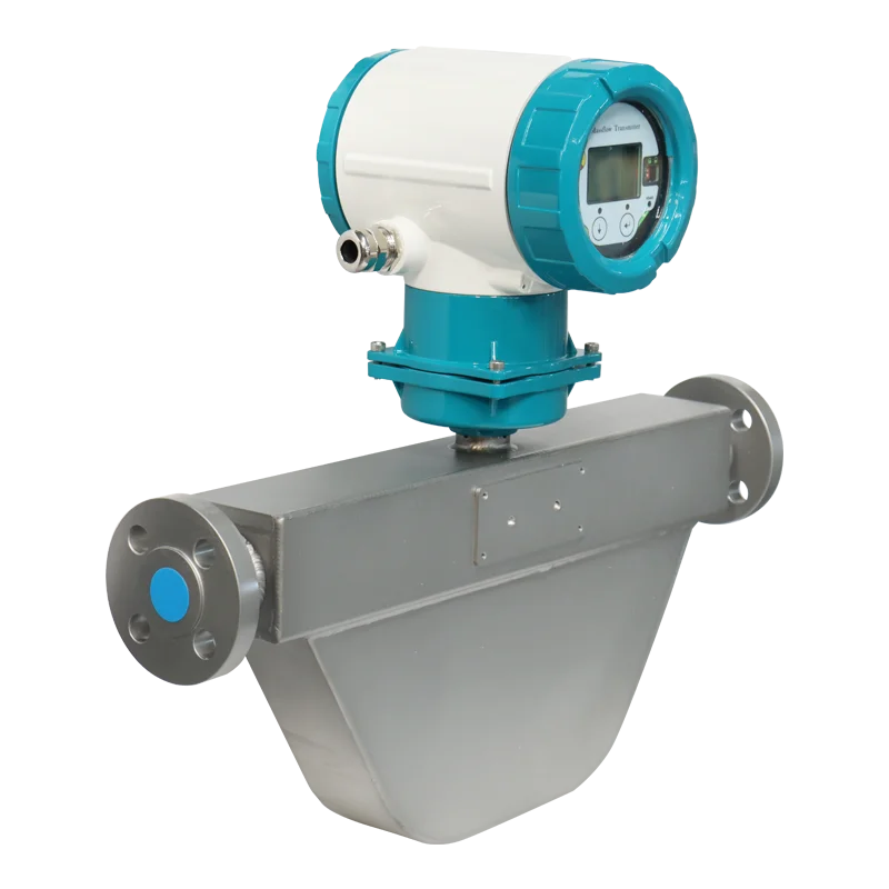 High Viscosity Oil Mass Flow Meter LCD Display Coriolis Liquid Mass Flow Meters