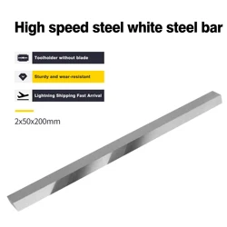 2x20x200 2X25X200 2x30x200 2X40X200 2x50x200 2X60X200 lungo 200mm coltello in acciaio bianco Super duro HSS utensili per tornitura in acciaio ad alta velocità