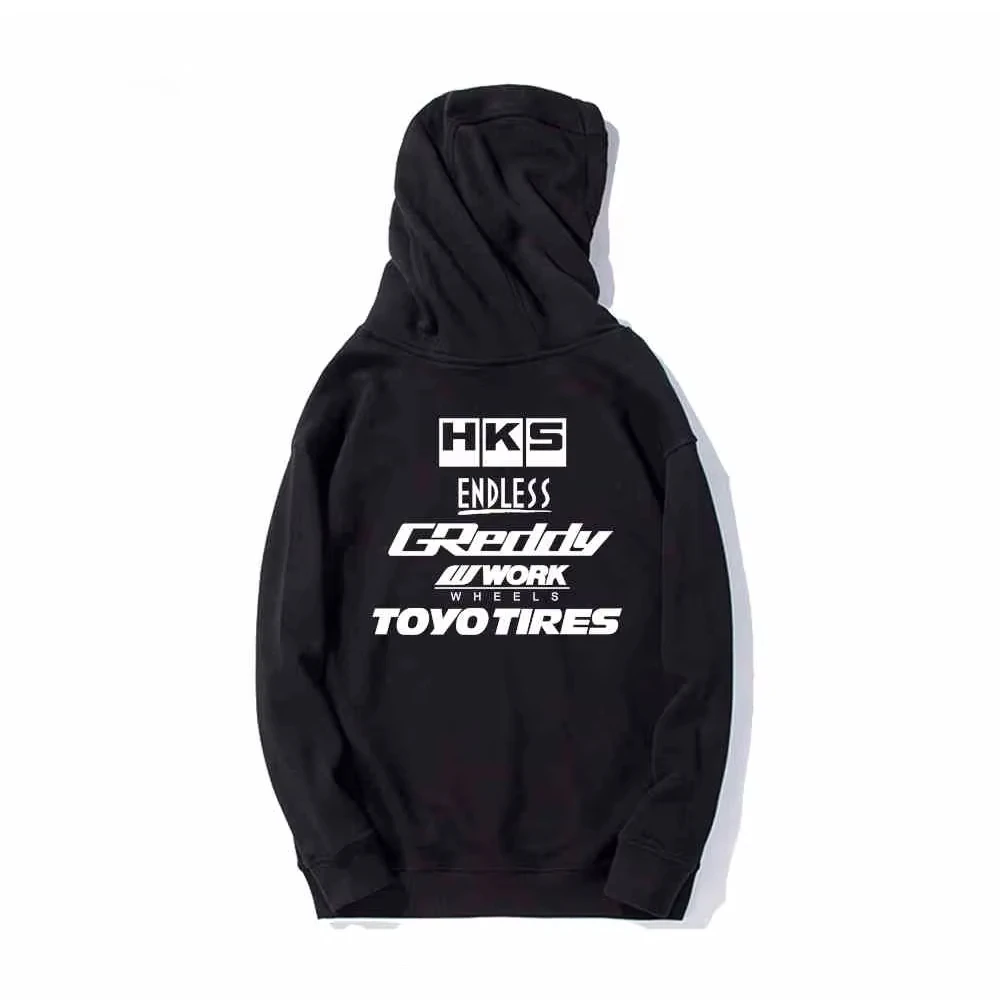 New Arrival Autumn/Winter Japan JDM Modified Car Style HKS ENDLESS Pure Adult Motorsport Unisex Jumper Trend Fashion