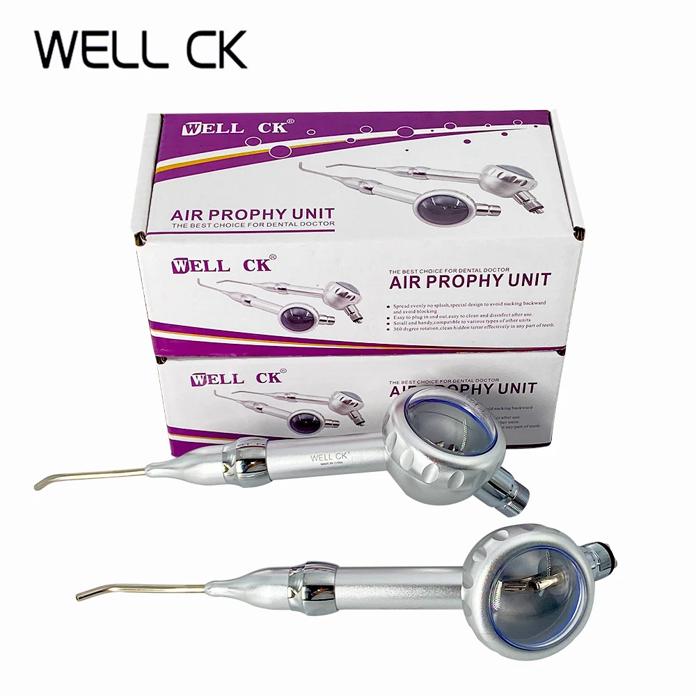 WELL CK Dental Air Prophy Unit Teeth Whitening Spray Dental Air Water Polisher Jet Air Flow Oral Hygiene Tooth Dental Equipment