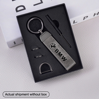 Vintage Leather Car KeyChain 360 Degree Rotating Key Ring For BMW X1 X2 X3 X5 X4 X6 X7 G30 G20 G32 G11 G12 F40 F30 F20 F10 F34