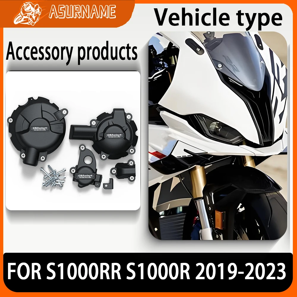 

Motorcycle Engine fall protection cover Engine Protective Cover FOR BMW S1000RR S1000 RR 2019-2024 S1000R S1000 R 2021-2024