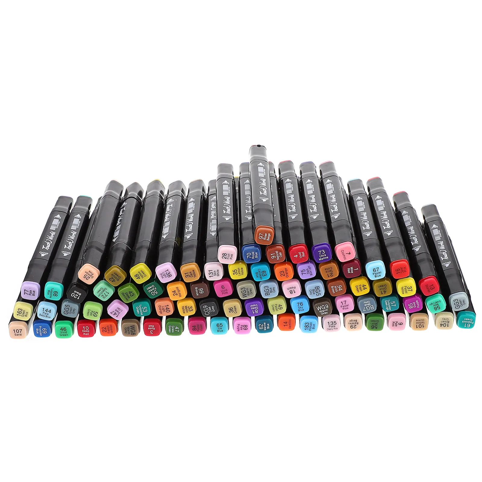

80 pcs Marker Pen Set 80-Color Double-Headed Watercolor Markers Portable Drawing Pens For Sketching Diy Art Tools