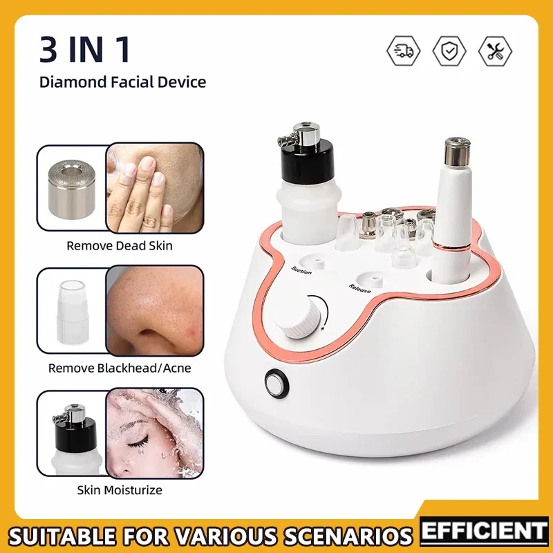 Professionele Diamond Microdermabrasie Machine Thuisgebruik Gezichtsexfoliatie Huidverzorgingshulpmiddel voor diepe gezichtsreiniging Schoonheidspeeling