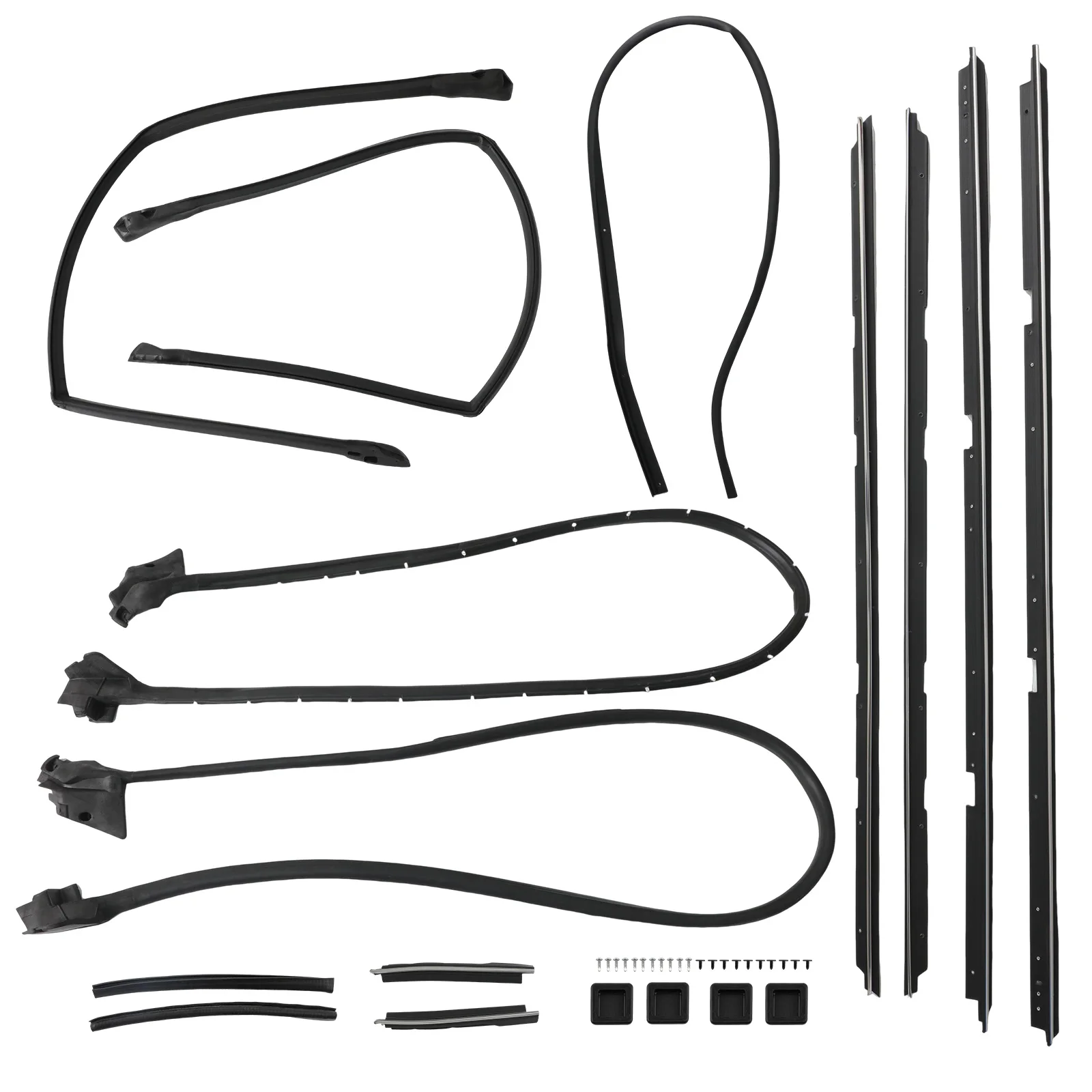 17PCS Complete Weatherstripping Kit For GMC Caballero 5987545 2135478 1978-1987