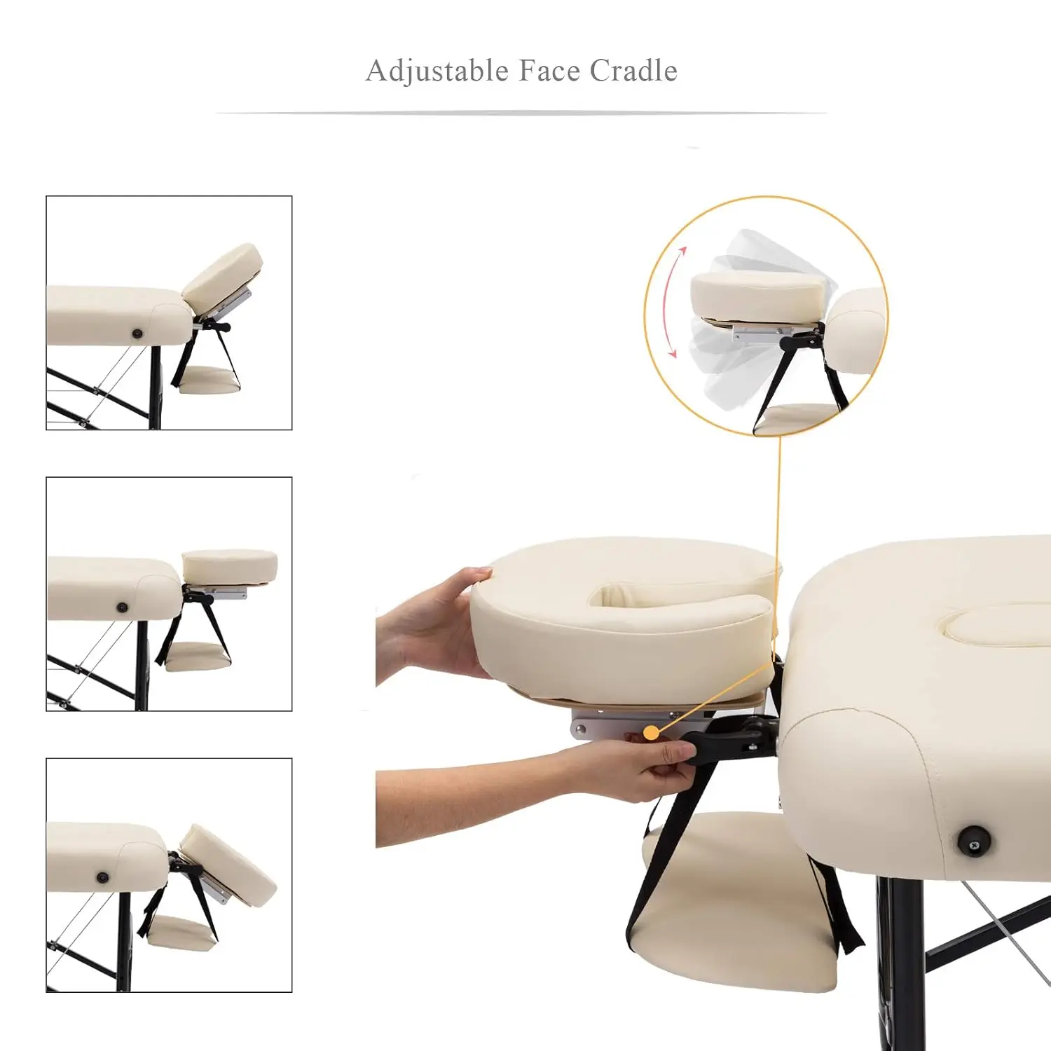 Table de Massage légère et pliable, 28 pouces de largeur, 3, pour Salon du visage, Spa, lit de tatouage avec pied en aluminium, pour la maison, le bureau, le salon