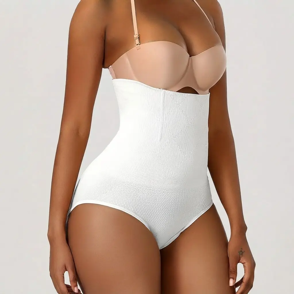 Fajas moldeadoras postparto para controlar la zona abdominal, ropa interior elástica de cintura alta que realza los glúteos.