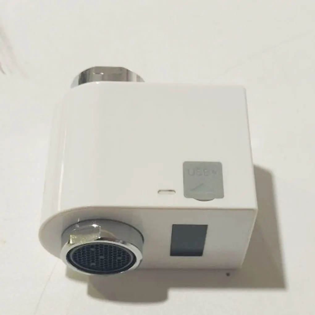 Water Faucet Motion Sensor Automatic Saver Tap USB Anti Overflow for Sink