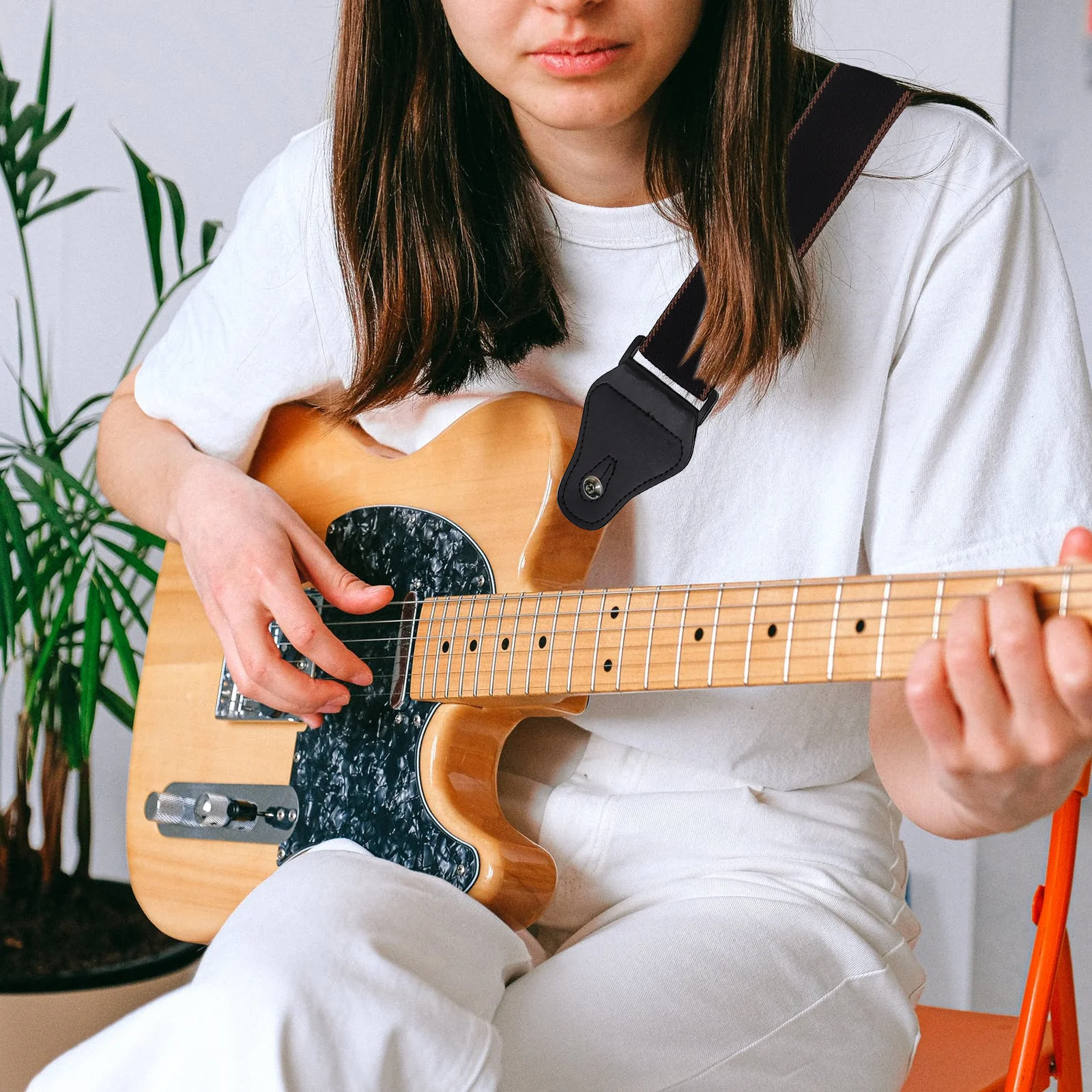 Gitaaraccessoires Kit Verstelbare riem Capo Picks Comfortabel Duurzaam voor bas-elektrische instrumenten Gitaarkit