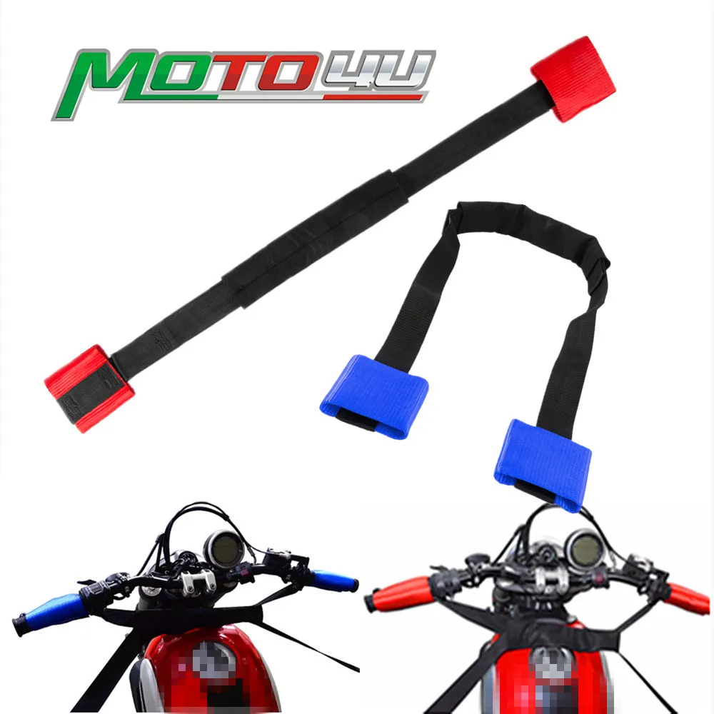 

1 шт., передний ремень на руль мотоцикла, транспортный ремень, красный универсальный красный нейлоновый ремень, лямки, аксессуары для мотоциклов