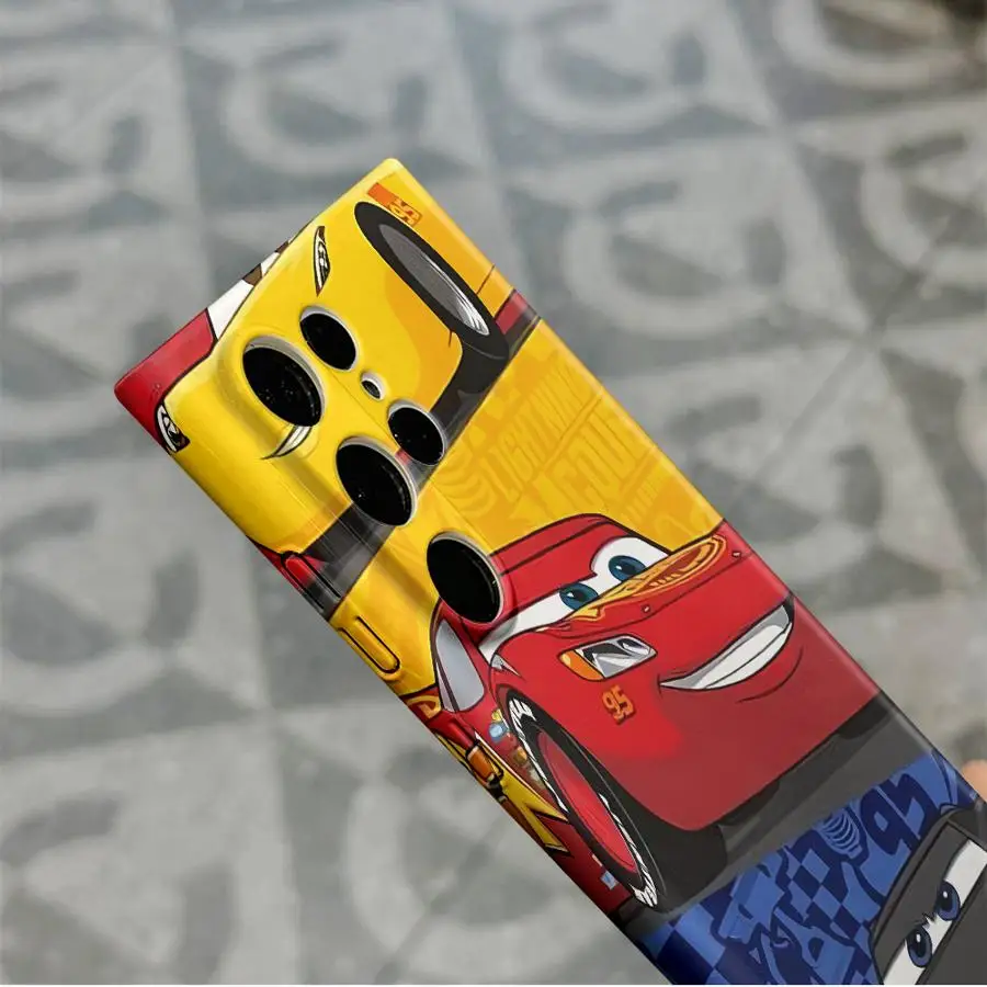 حافظة لهاتف سامسونج جالاكسي S21 S24 + S22 S23 FE S25 + S24 Plus S25 Ultra Note 20 S20 غطاء هاتف صلب Lightning McQueen #3